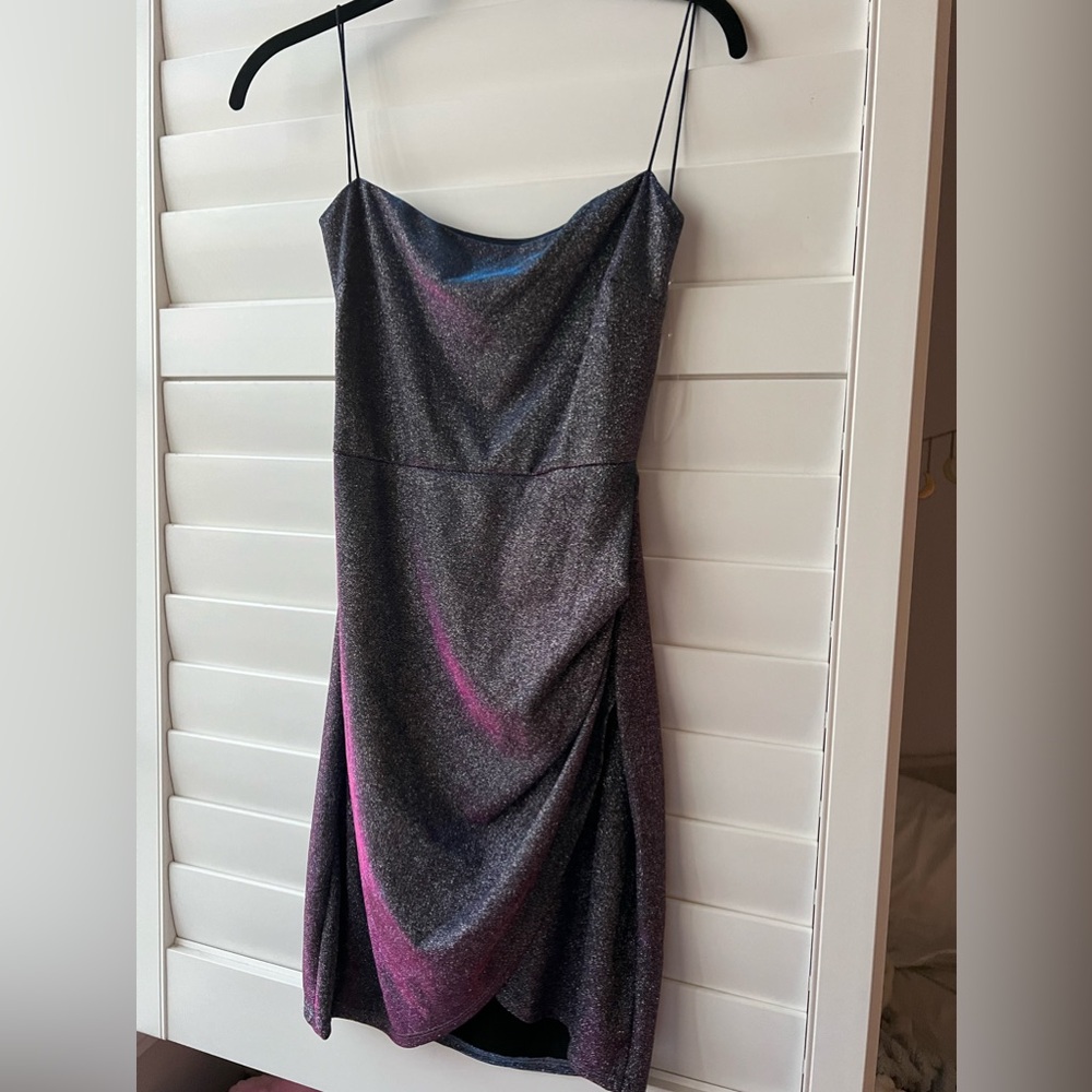 Windsor backless shimmer mini dress